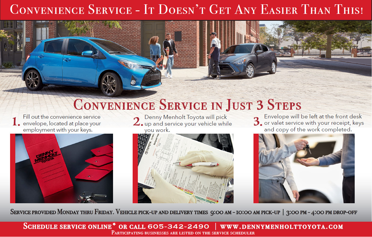 Convenience Service At Denny Menhot Toyota Service Department