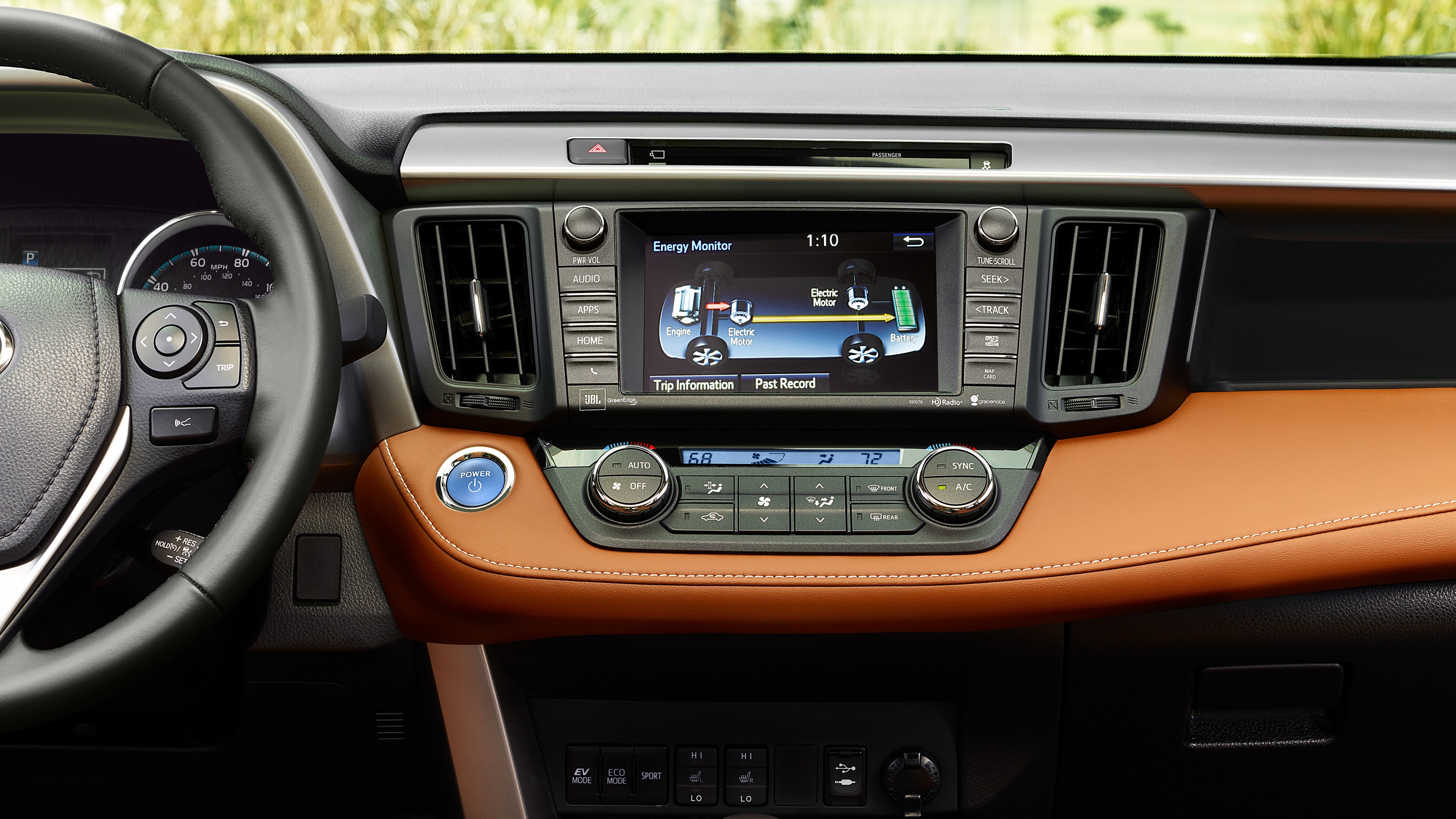 The RAV4 Hybrid's Energy Monitor