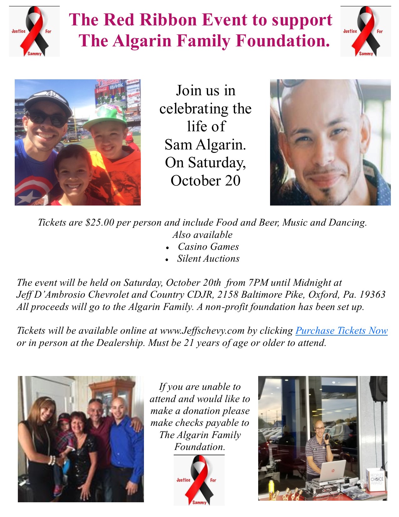 Red Ribbon Fund Jeff D Ambrosio Chevrolet