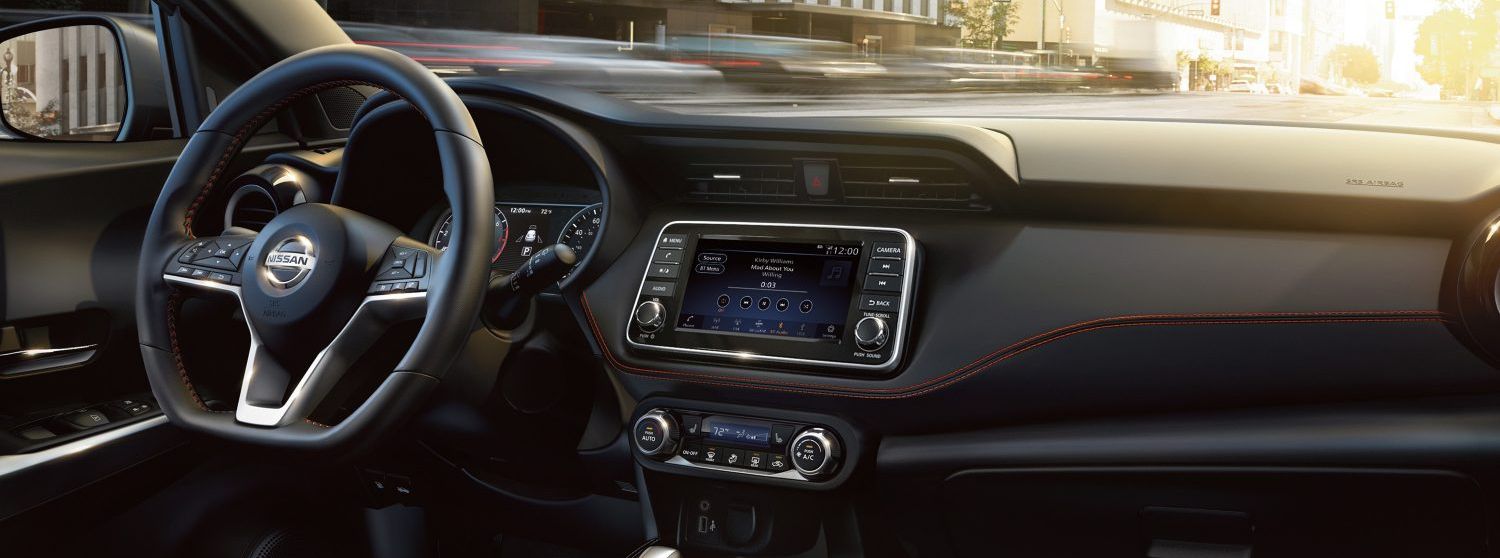 Interior of the 2018 Nissan Kicks