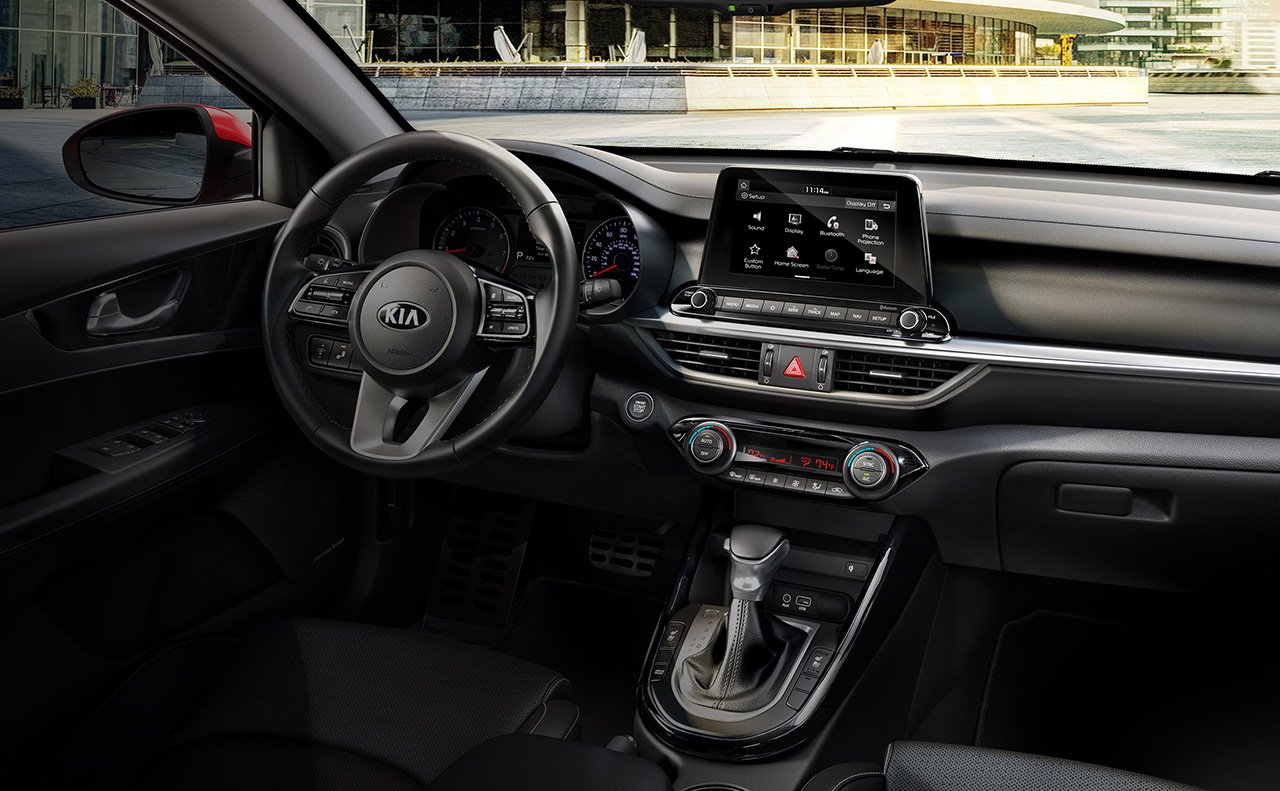 Interior of the 2019 Kia Forte