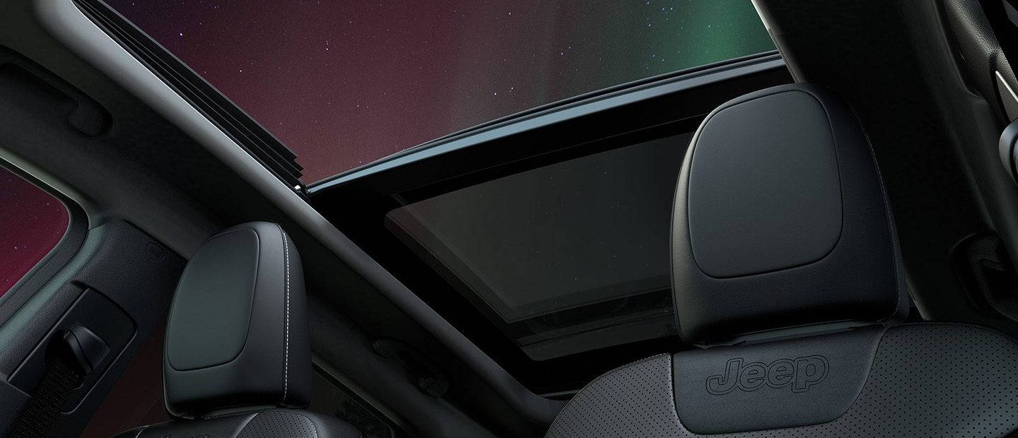 Available Dual-Pane Sunroof in the Cherokee