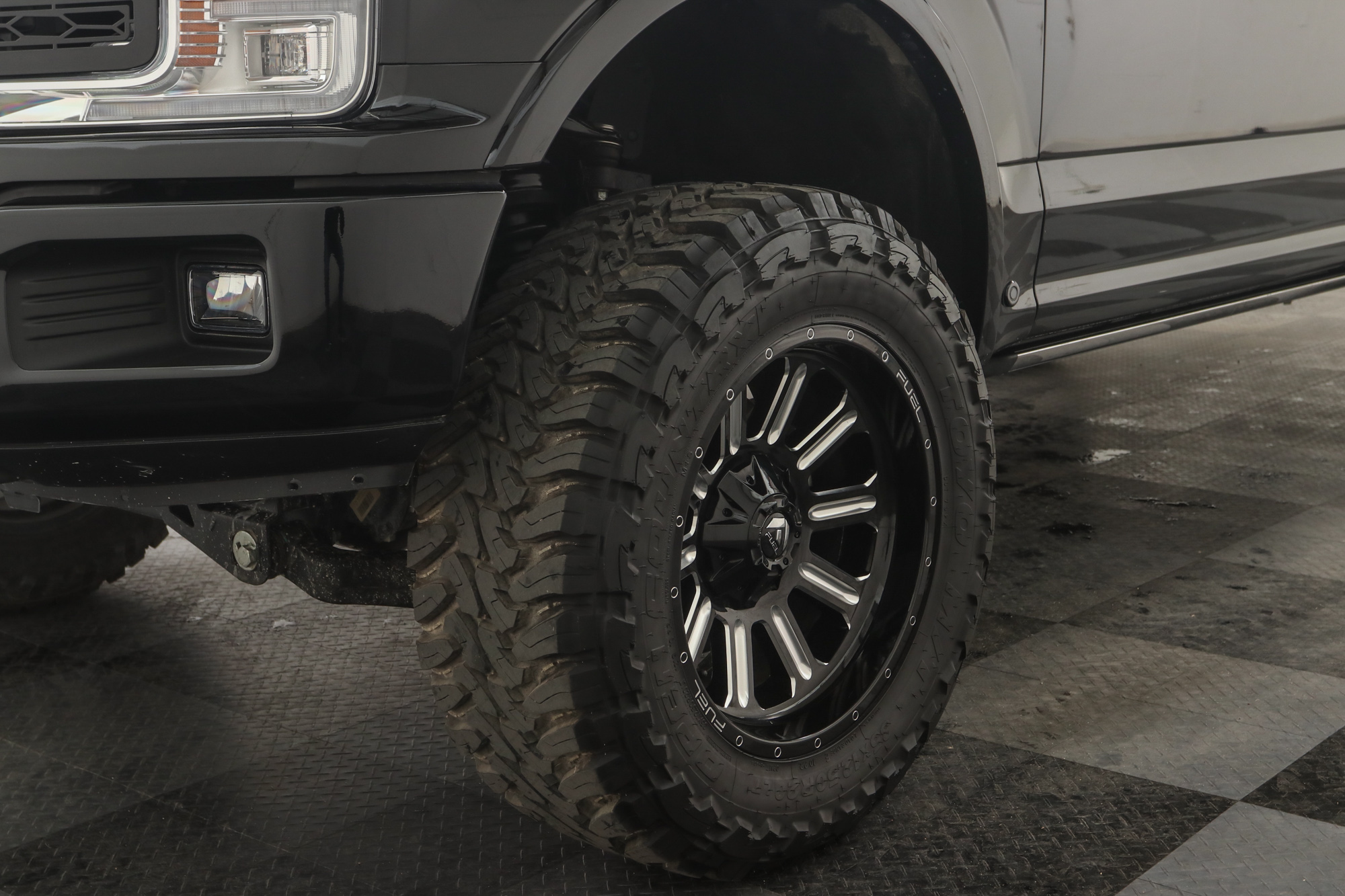 2019 Ford F150 Platinum Custom Lifted 4x4 Truck Black Fuel Hardline Wheels
