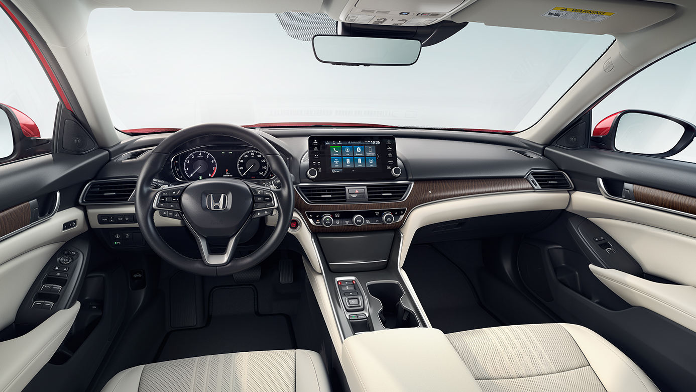 Interior of the 2019 Honda Accord