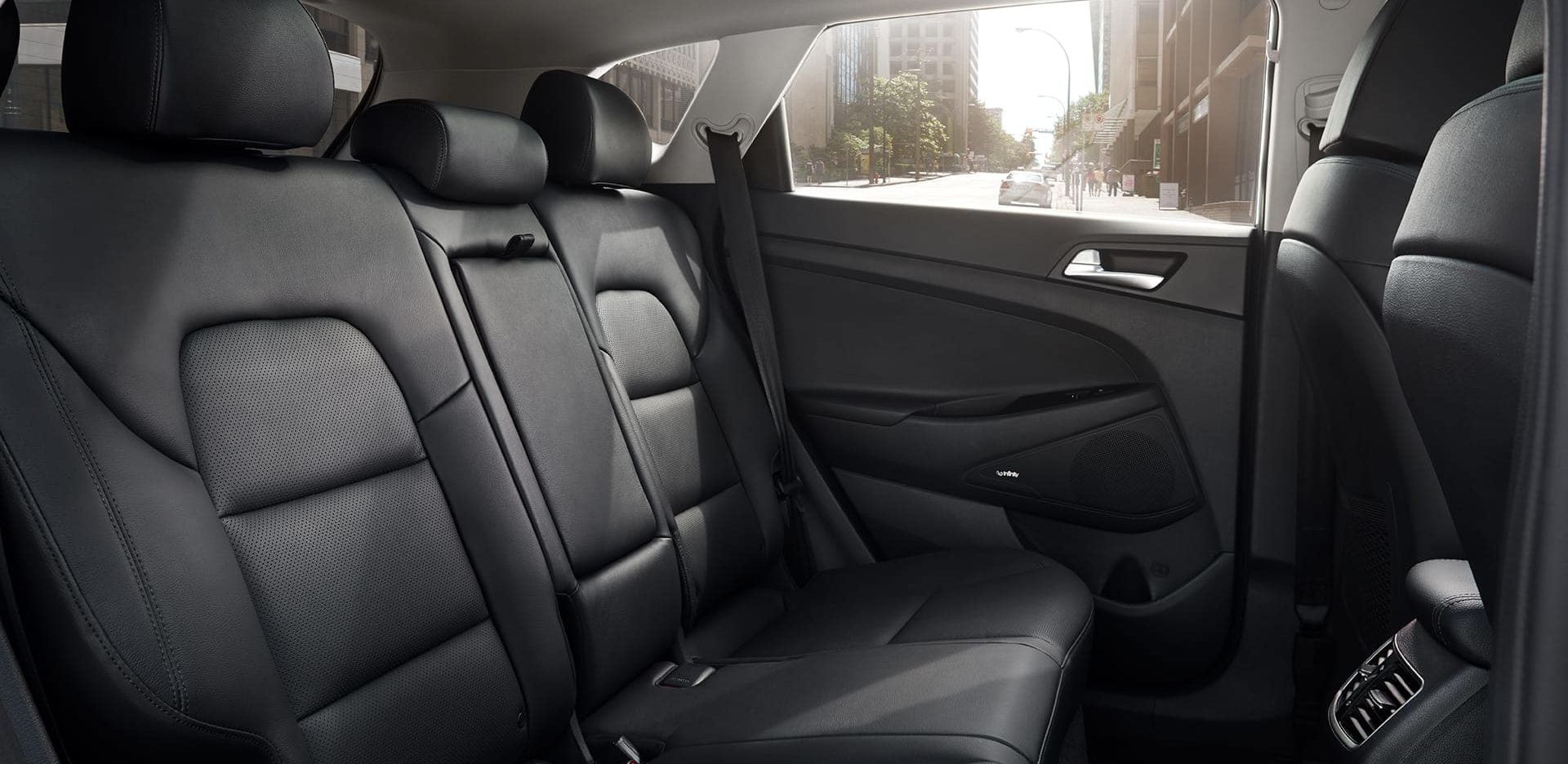 Rear Seating in the Tucson Rear Seating in the Tucson