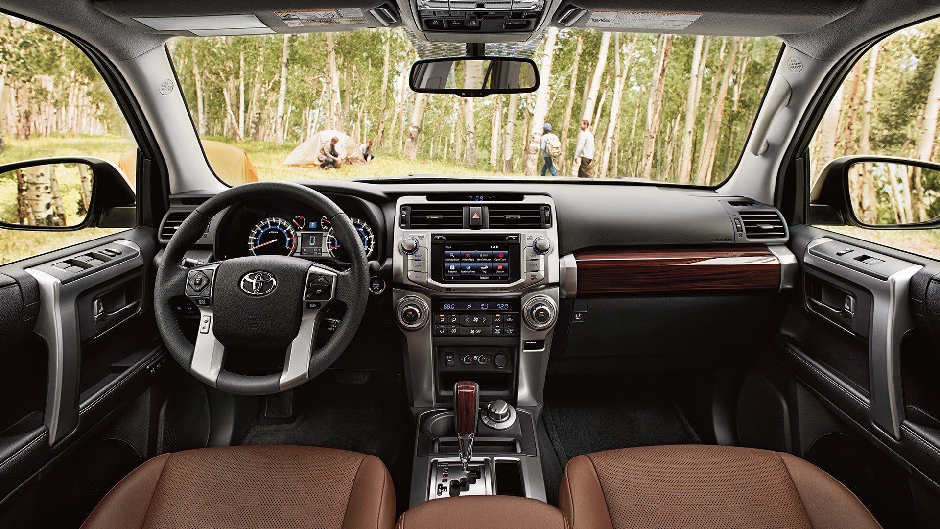 Interior of the 2019 Toyota 4Runner