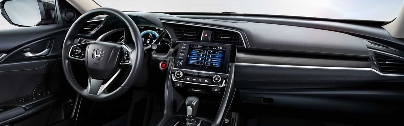 Interior of the 2019 Honda Civic