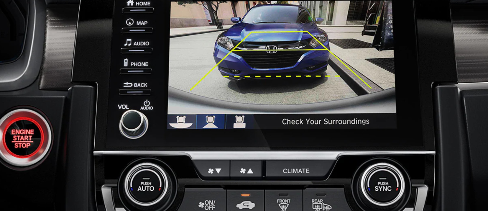 Rearview Camera in the Civic 