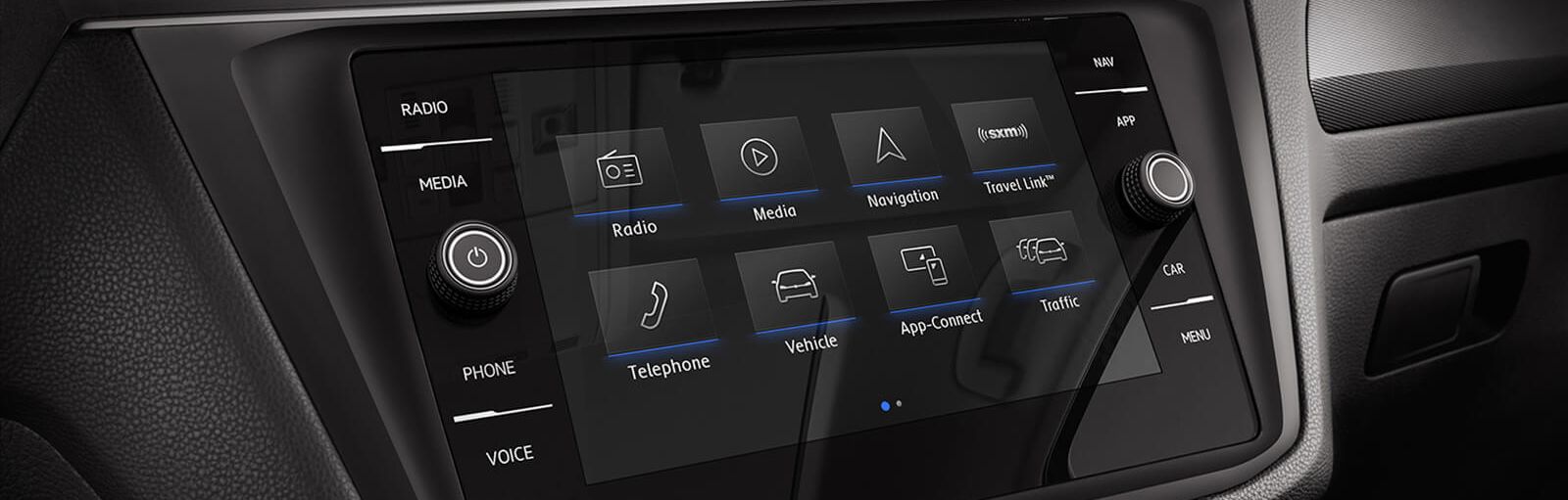 Touchscreen Display in the 2019 Tiguan