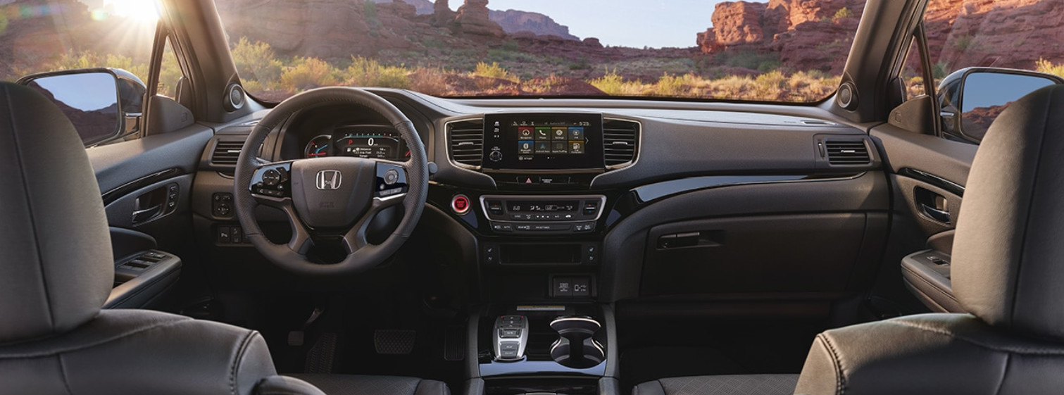 Interior of the Honda Passport
