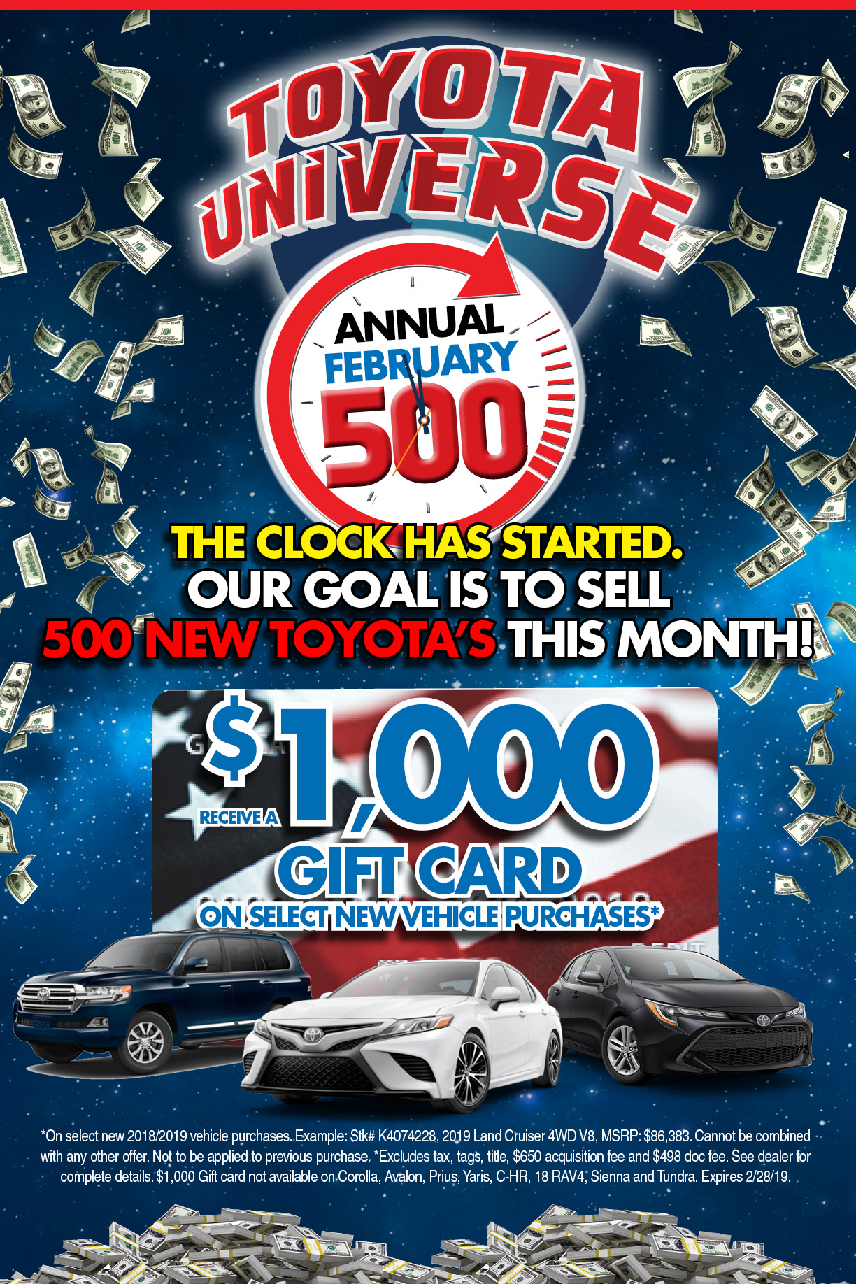 Annual February 500 - Toyota Universe