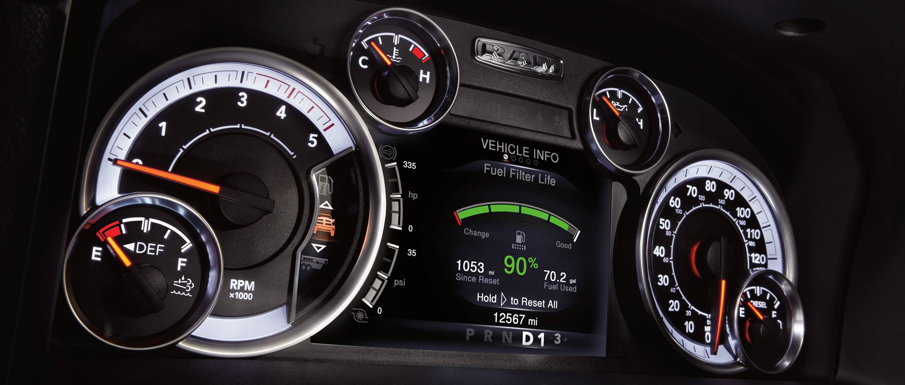 The Ram 2500's Modern Dashboard The Ram 2500's Modern Dashboard