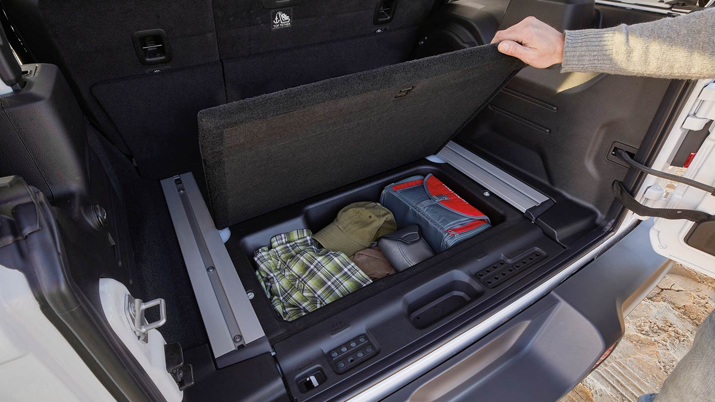 Plenty of Storage Space in the Wrangler! Plenty of Storage Space in the Wrangler!