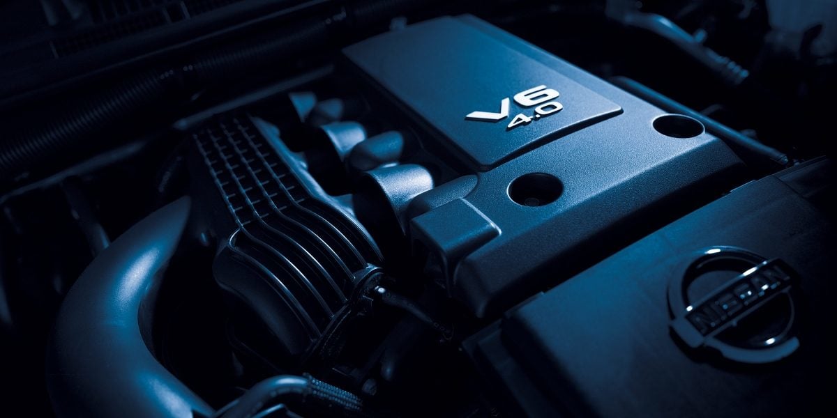 Optional V6 Engine in the 2019 Frontier