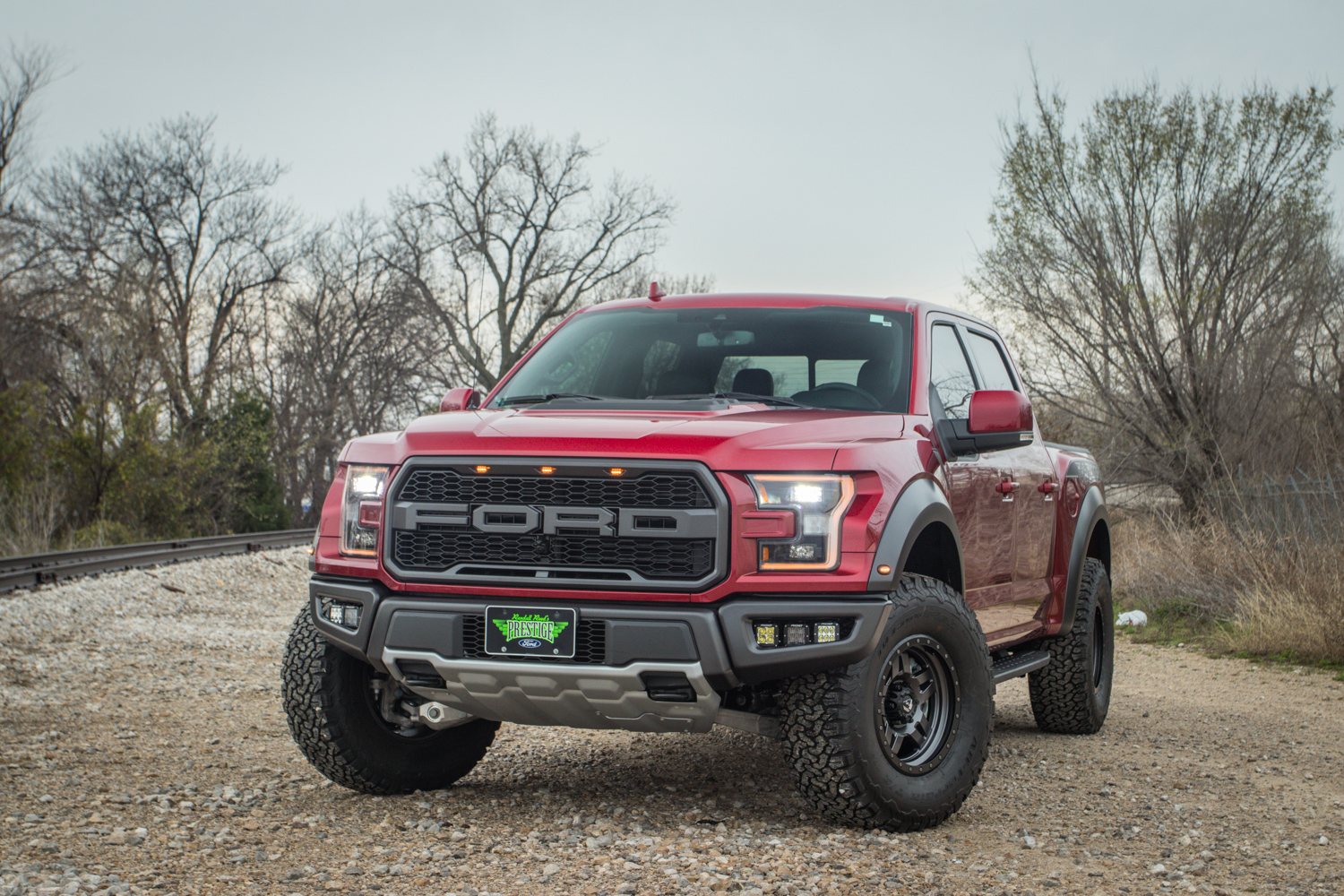 2019 Ford F 150 Raptor Ruby Red Metallic Anza Wheels 5059