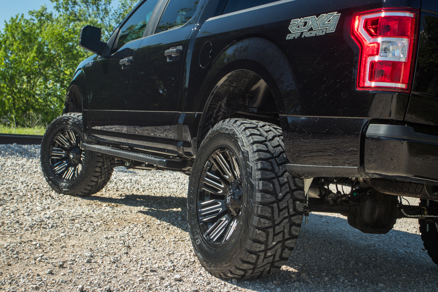 new fuel schism 20 inch wheels with toyo r/t tires installed by RAD-Rides in garland texas