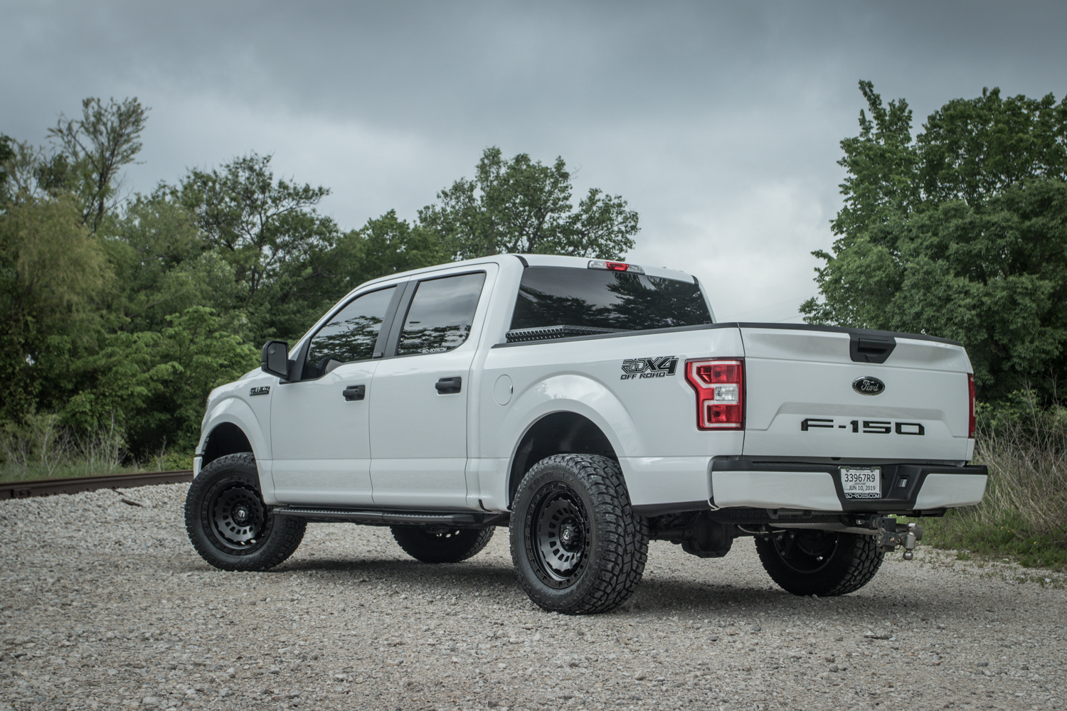 2019 Ford F-150 STX Oxford White with Fuel 20 inch Zephyr Beadlock Wheels