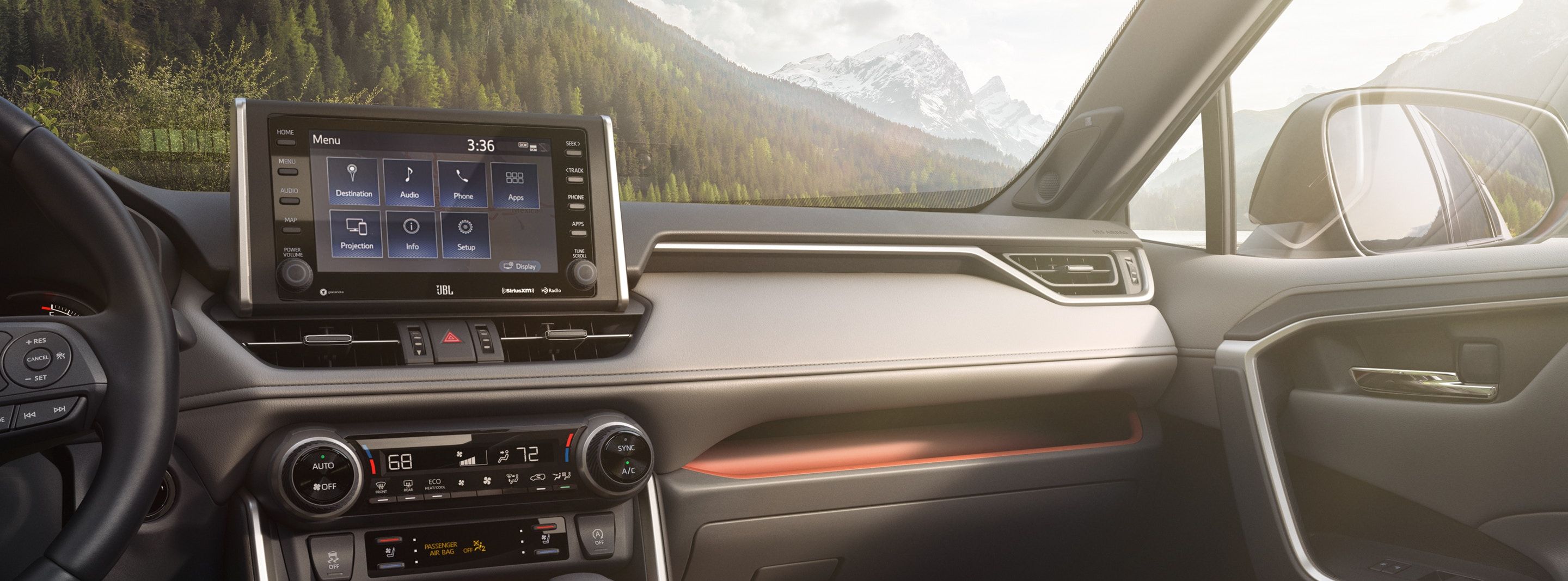 Advanced Interior of the 2019 RAV4