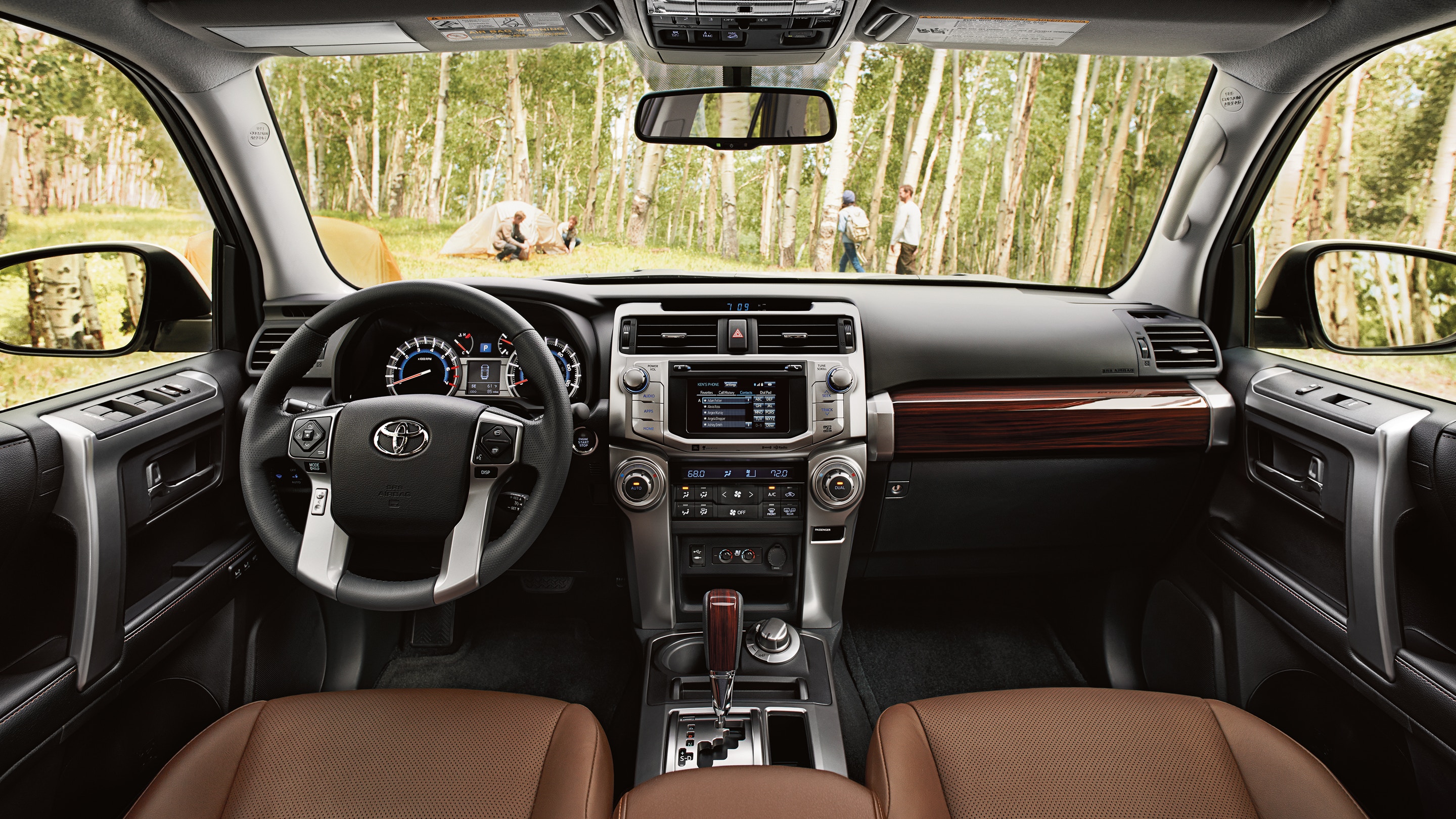 Interior of the 2019 Toyota 4Runner