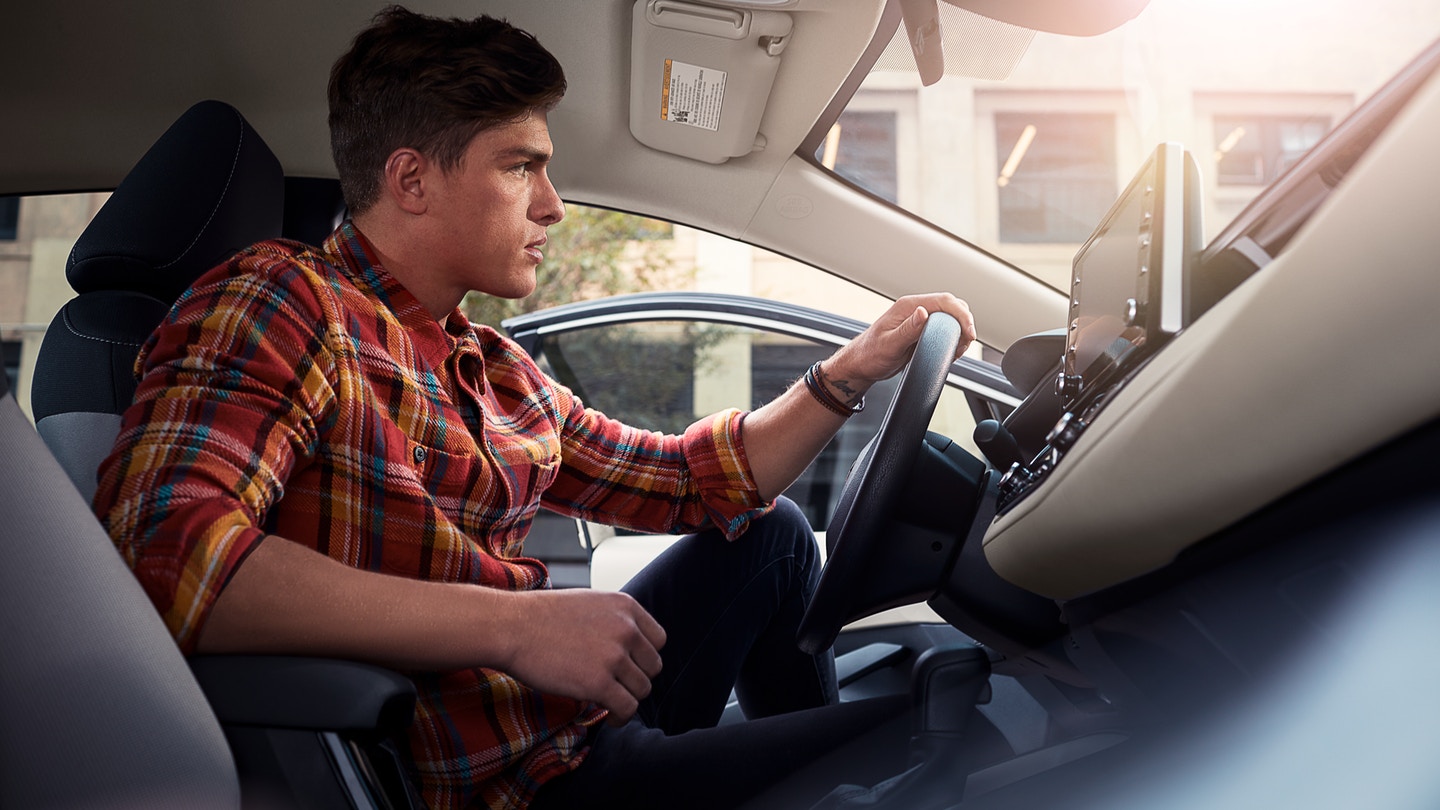 Interior of the 2020 Toyota Corolla