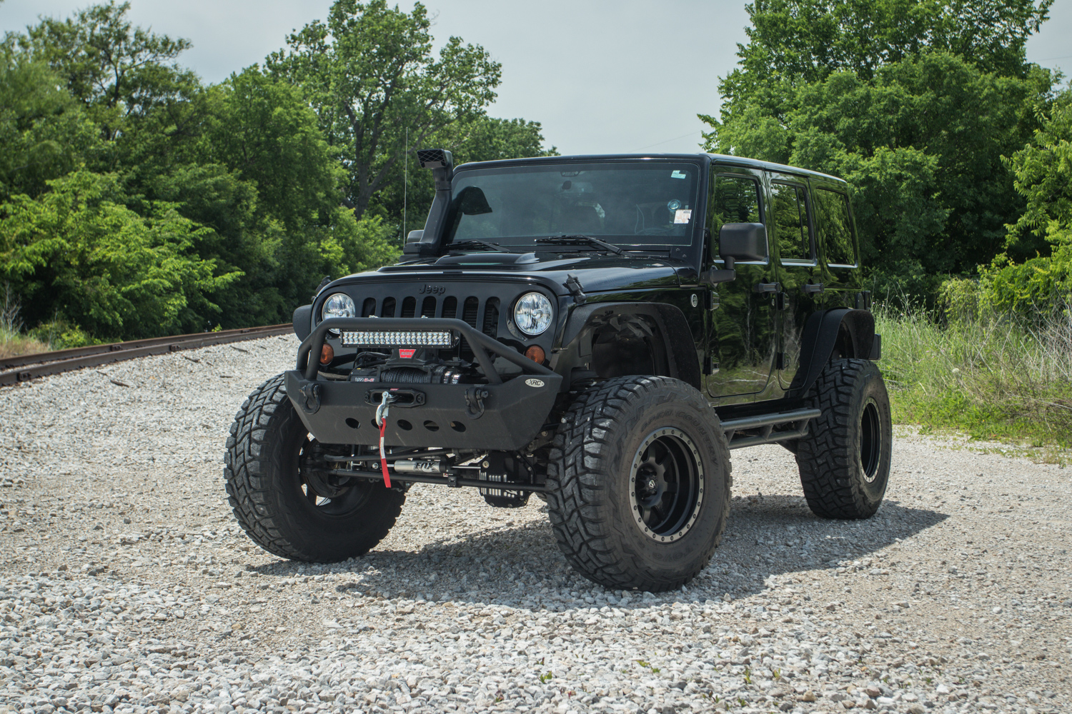 Jeep Wrangler Unlimited Moab Lifted with 37 inch tires and Fuel Trophy ...