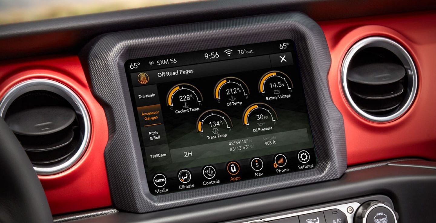 2020 Jeep Gladiator Dashboard