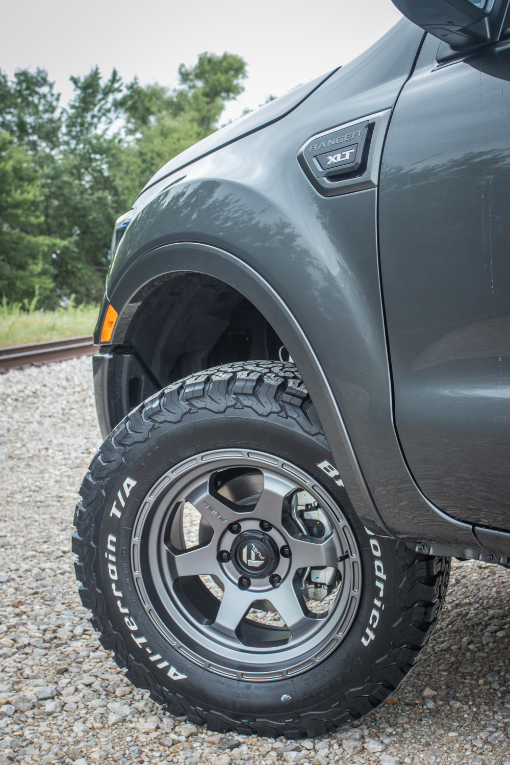 fuel shock wheels on the new ford ranger lariat xlt stx custom built by RAD-Rides garland texas