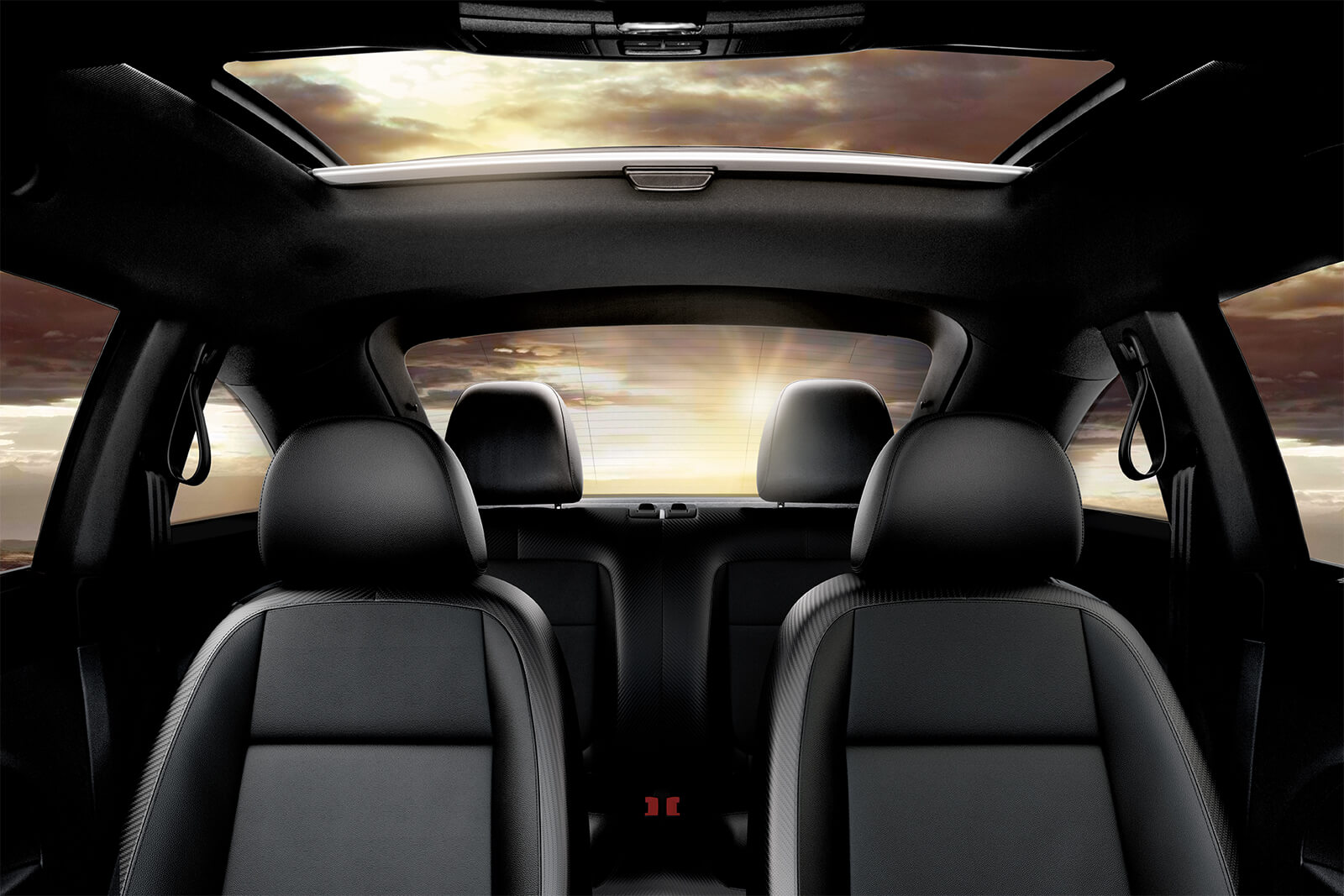 Interior of the 2019 Volkswagen Beetle