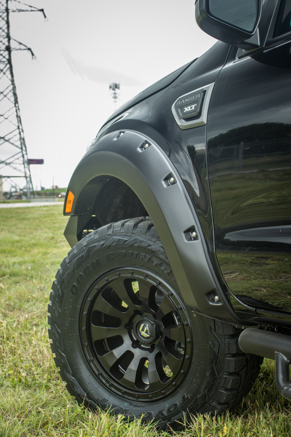 New Ford Ranger 4x4 Lifted with Raptor Style Grill and FabFours Bumper