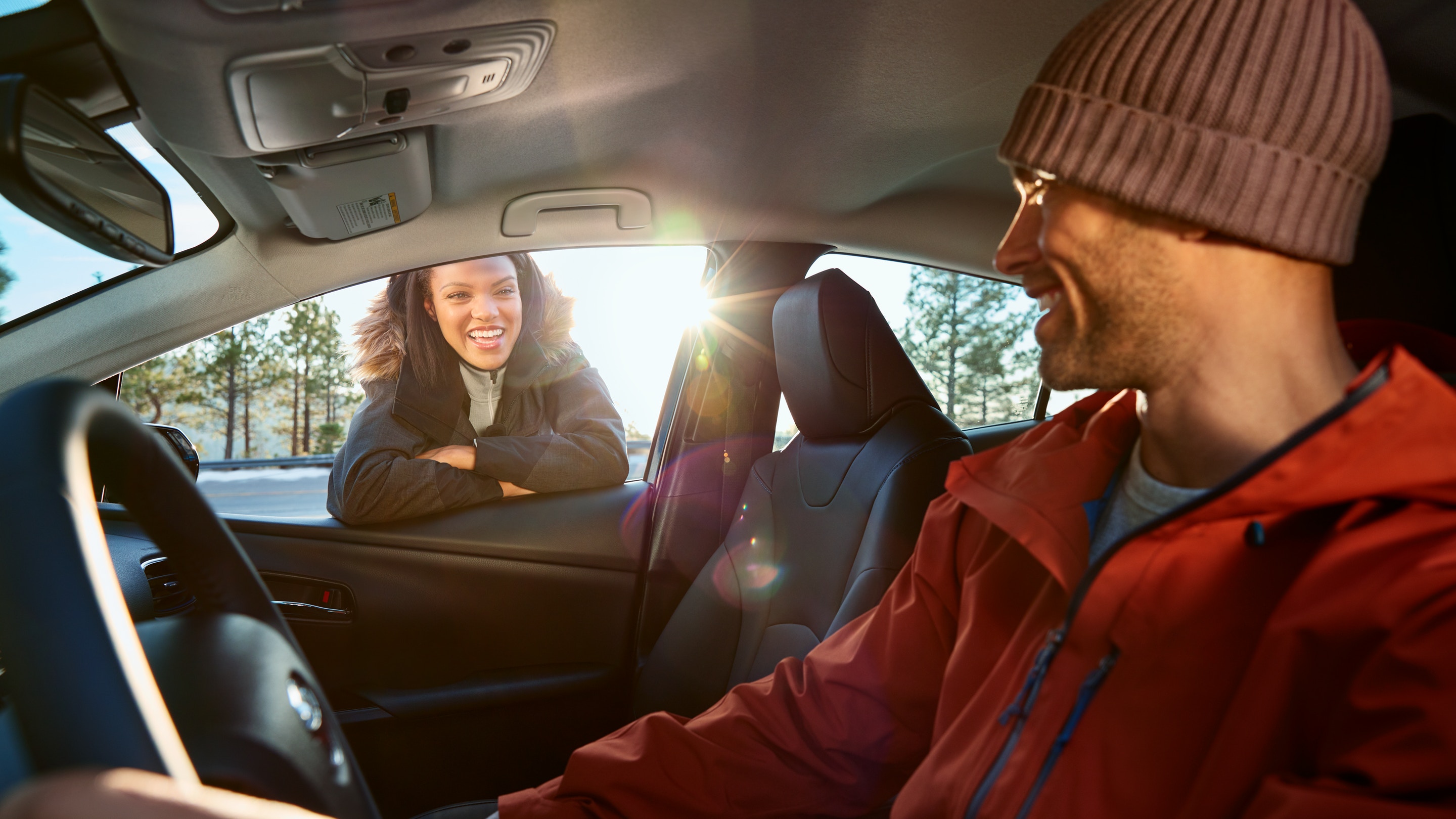Cabin of the 2019 Toyota Prius