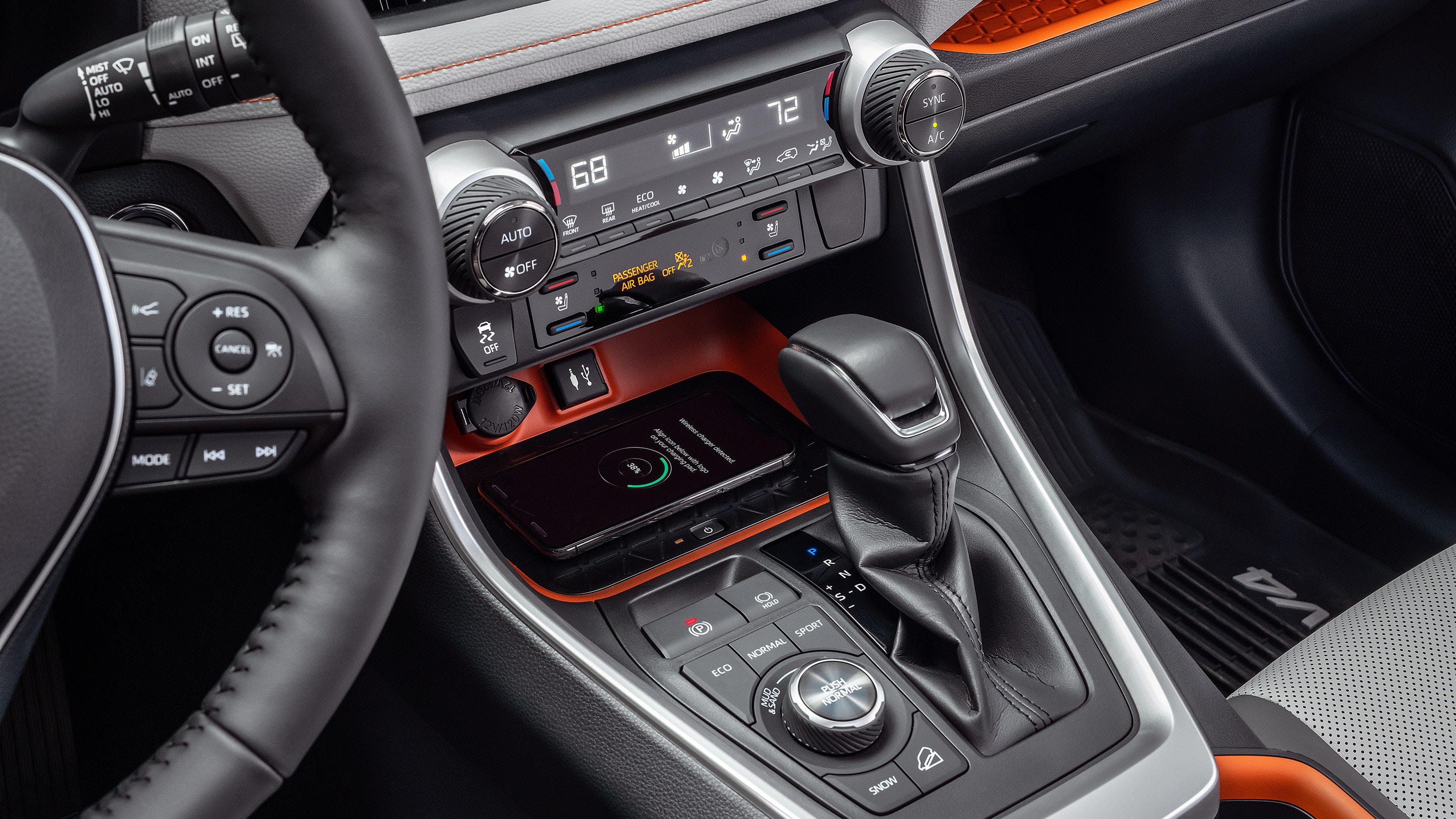 Well-Equipped Cabin of the 2019 Toyota RAV4