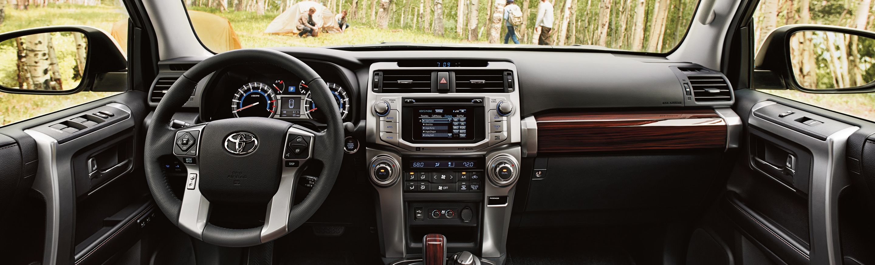 Interior of the 2019 Toyota 4Runner Interior of the 2019 Toyota 4Runner