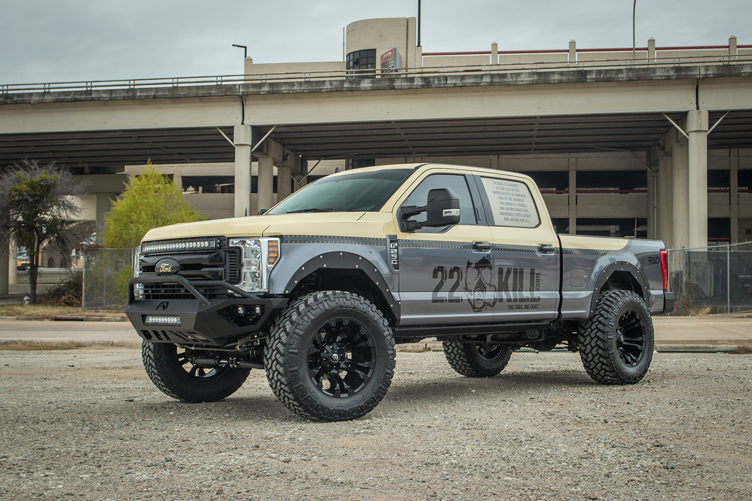 22kill F 250 Giveaway Truck 40s No Lift Fab Fours Build By