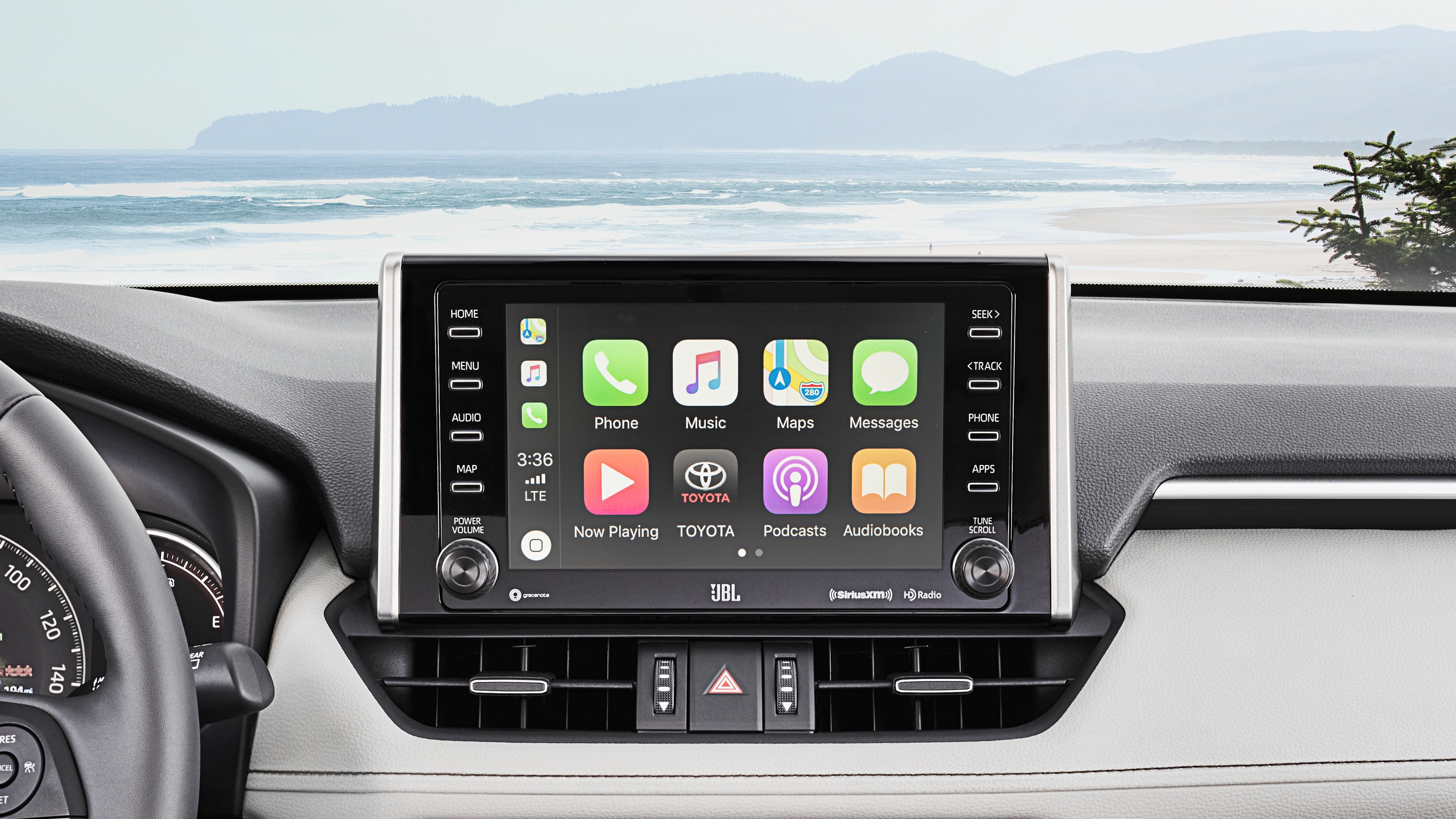 Touchscreen in the 2019 RAV4