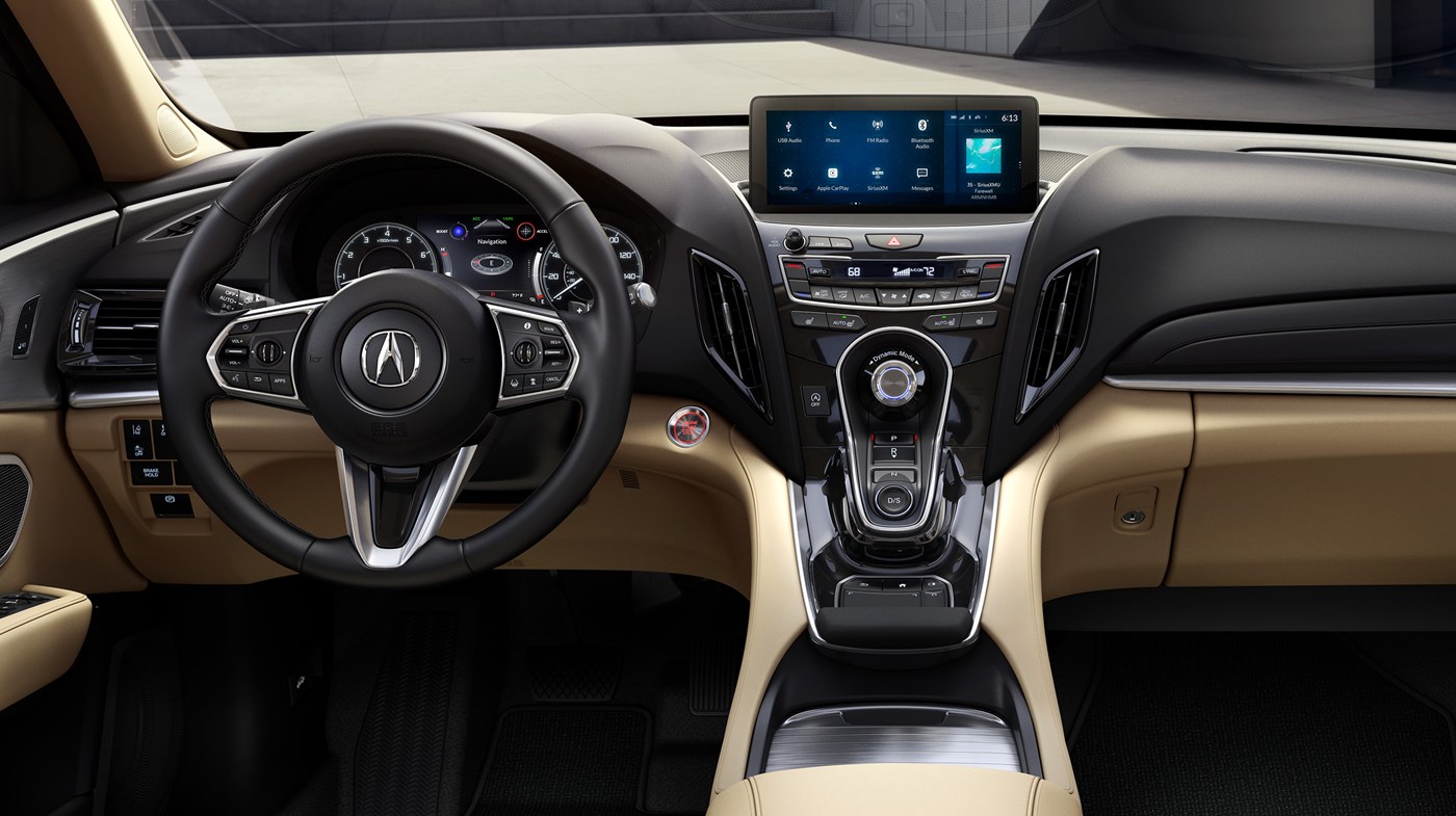 Interior of the 2020 RDX