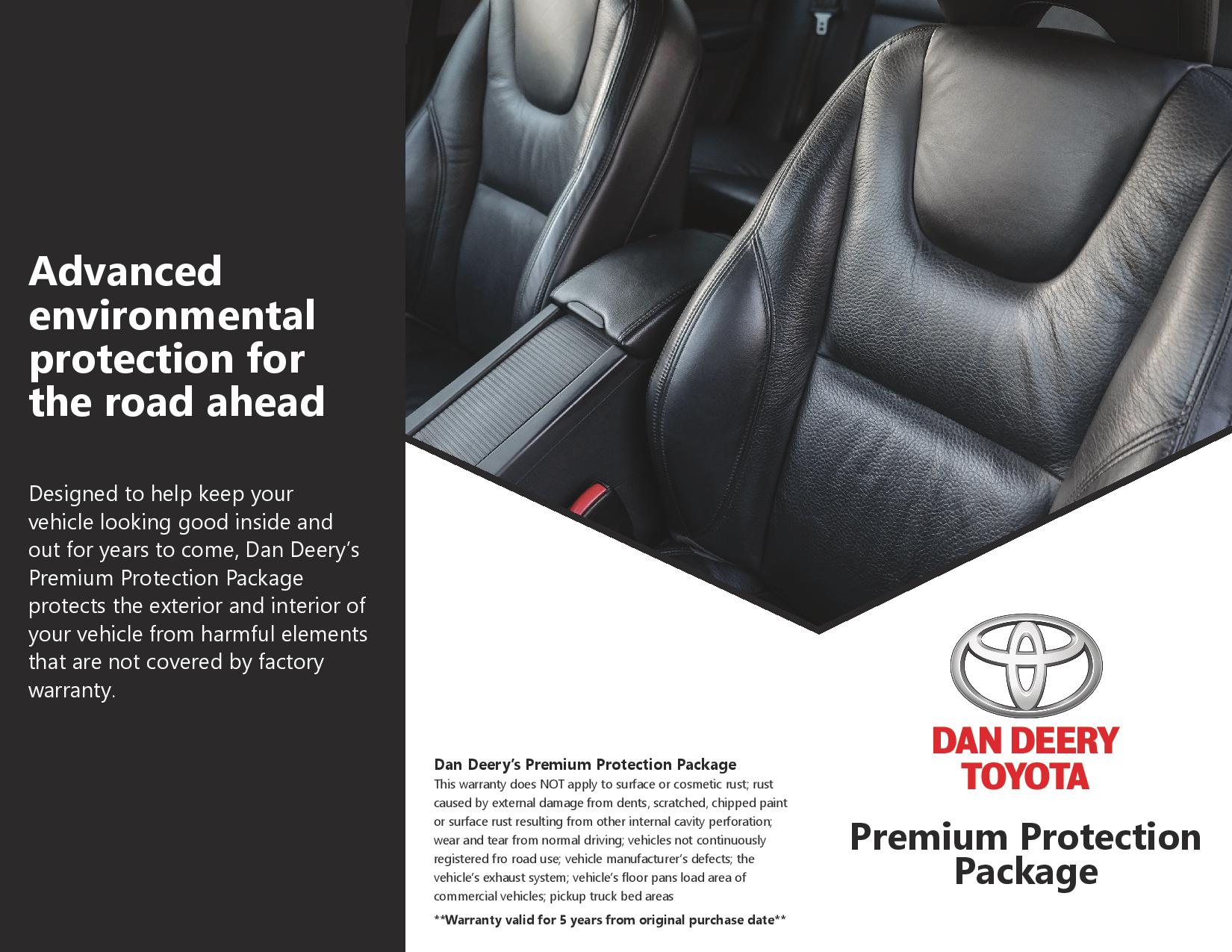 Protection Plan Dan Deery Toyota