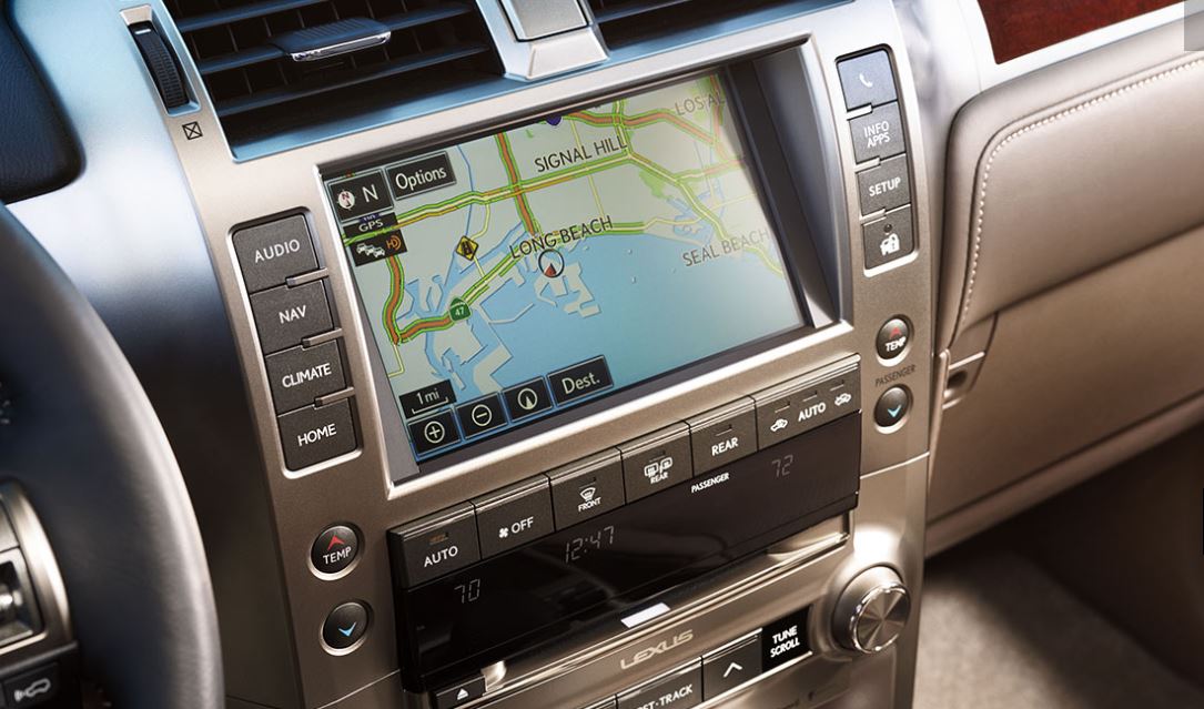 Touchscreen in the 2019 GX 460