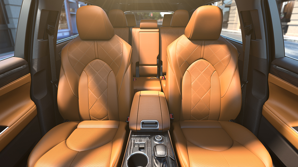 the 2020 Toyota Highlander coming soon to Tri County Toyota of Royersford | 2020 highlander brown leather seating the 2020 Toyota Highlander coming soon to Tri County Toyota of Royersford | 2020 highlander brown leather seating