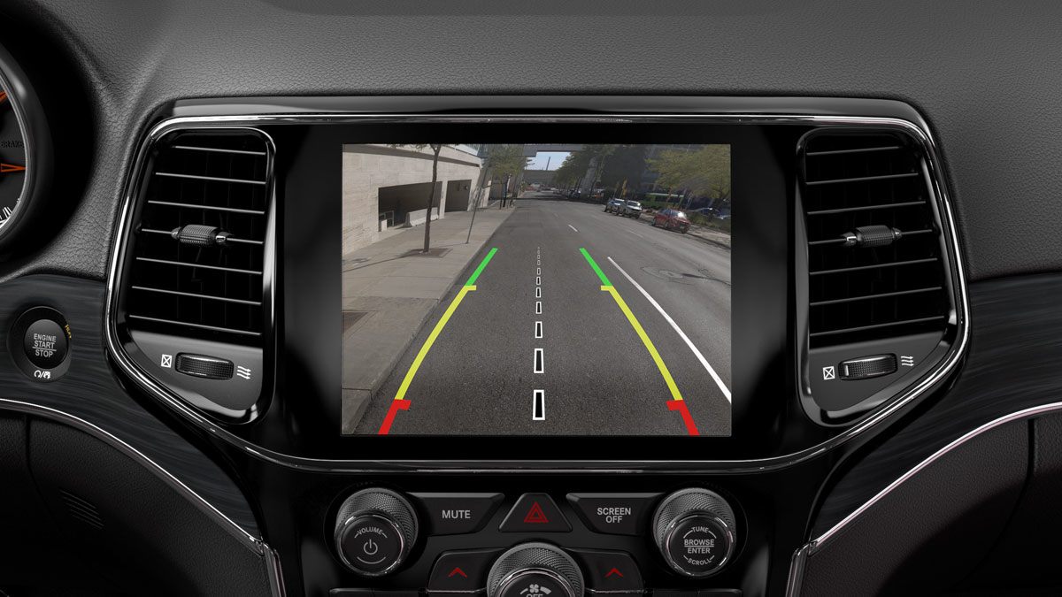 Rear View Camera in the 2020 Grand Cherokee