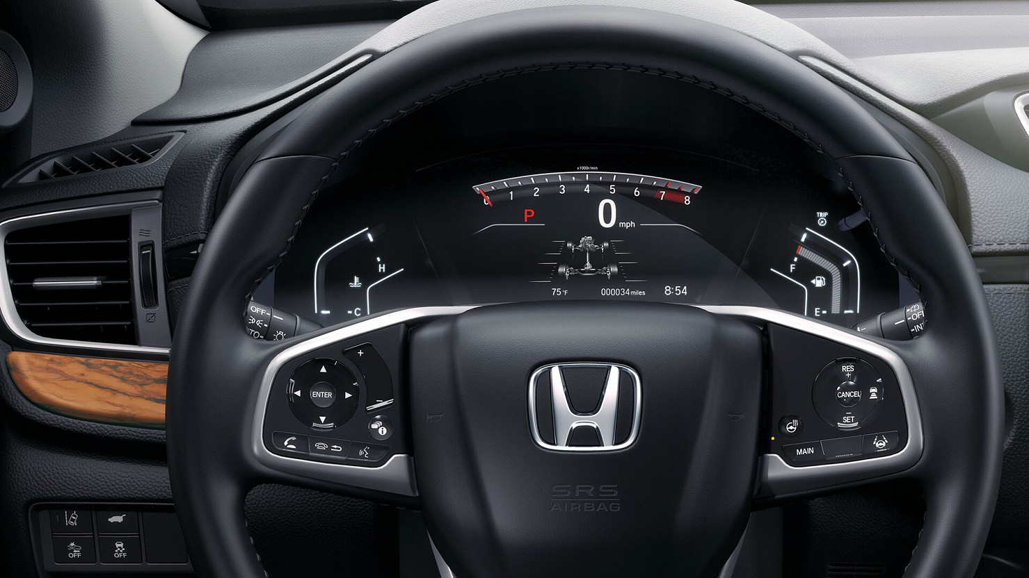 Steering Wheel of the 2020 Honda CR-V