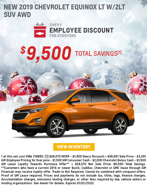 New Vehicle Specials Deery Brothers