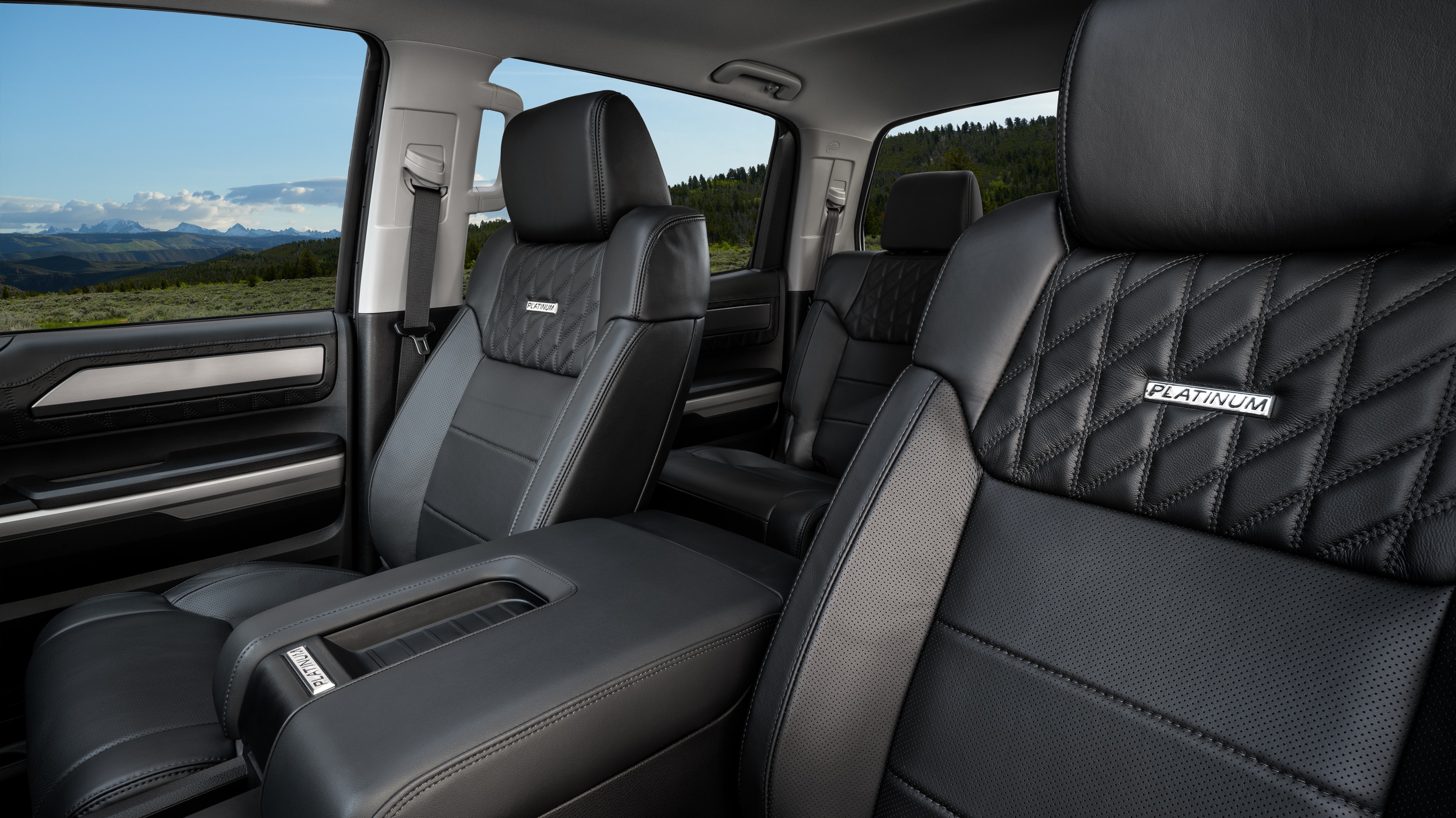 Front Row of the 2020 Tundra