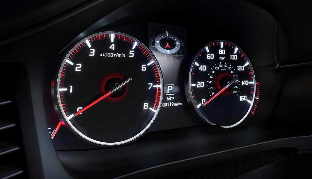 Dashboard of the 2020 Acura ILX