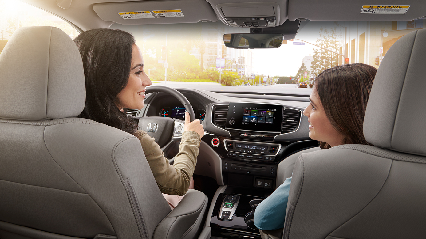 Interior of the 2020 Honda Pilot