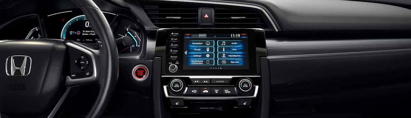 The High-Tech Dashboard of the 2020 Honda Civic