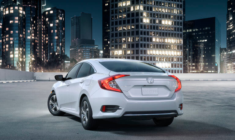 New Honda Civic rear exterior view