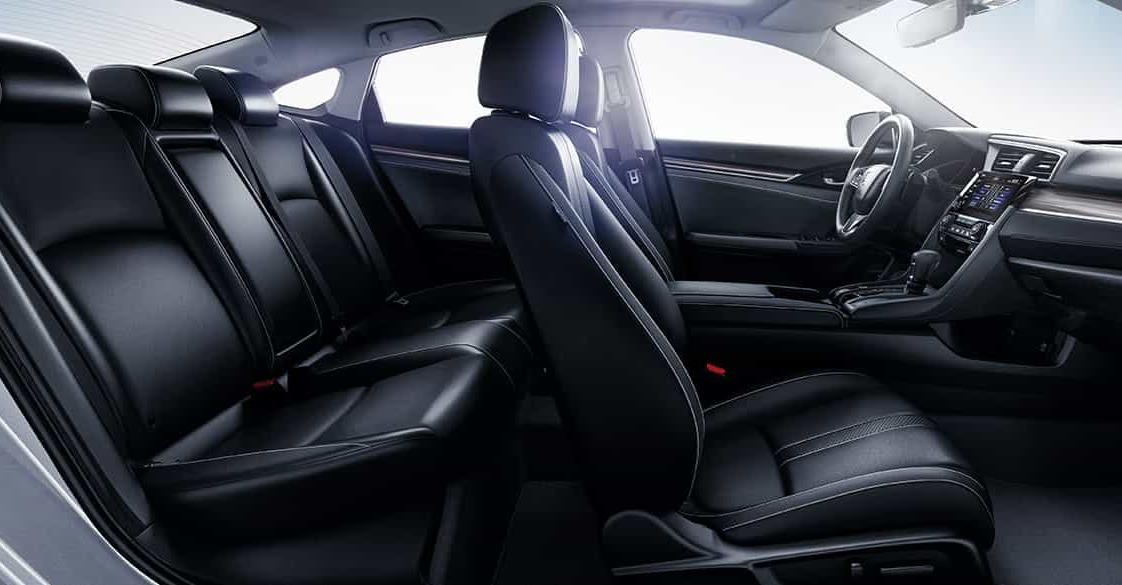 Cabin of the 2020 Honda Civic