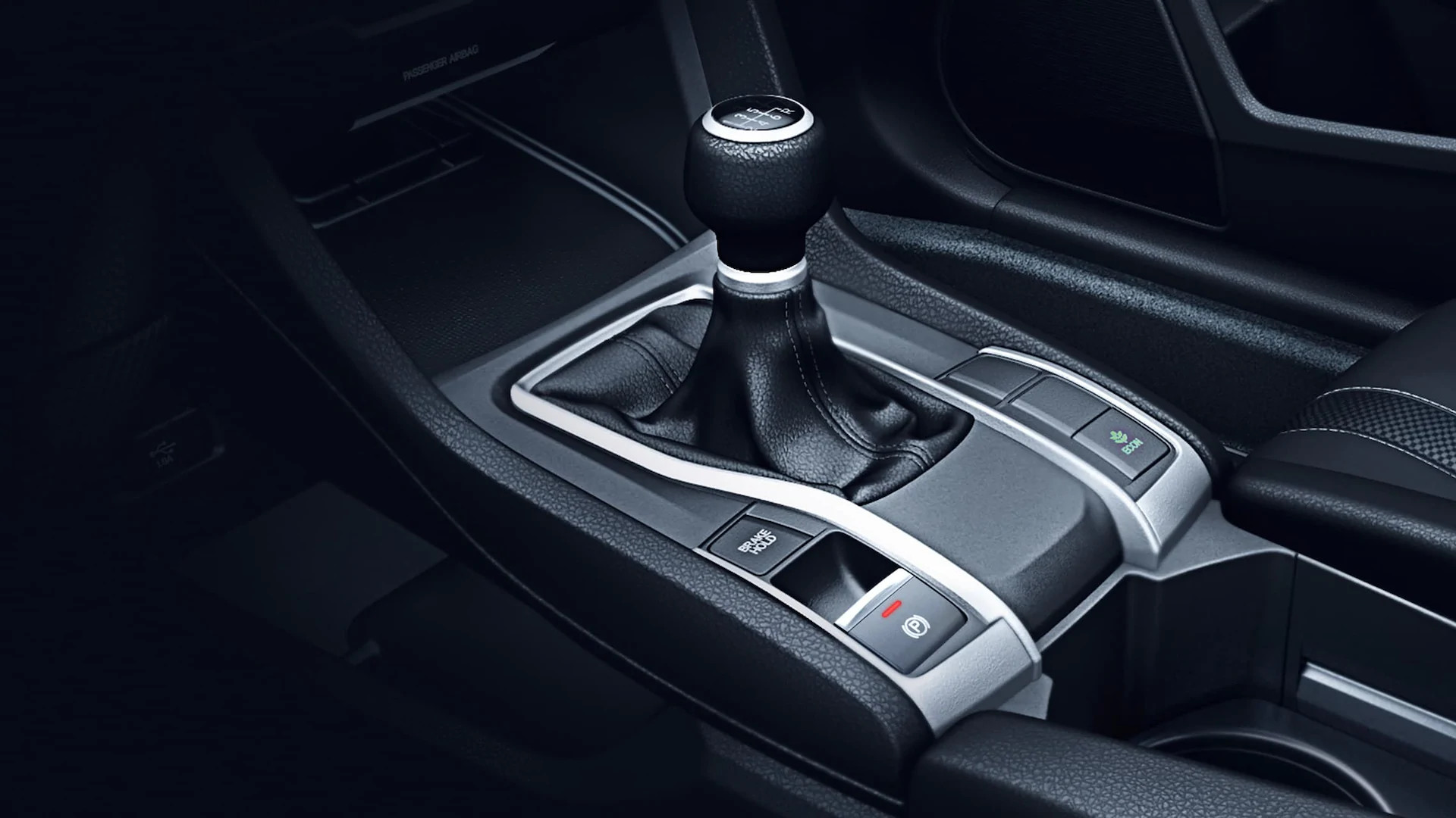 Gear Shift in the 2020 Honda Civic