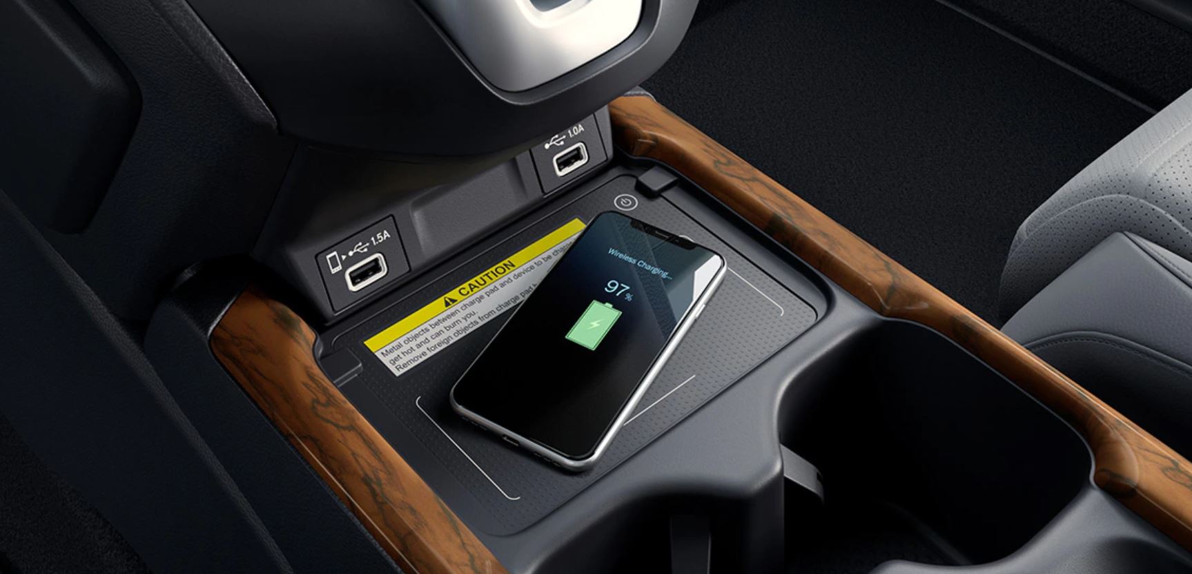 Wireless Phone Charger in the 2020 CR-V