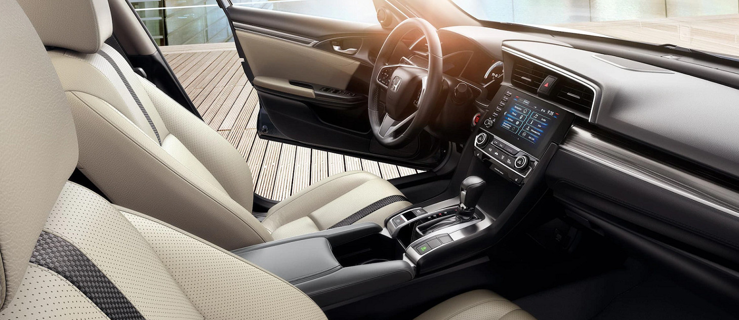 Cabin of the 2020 Honda Civic